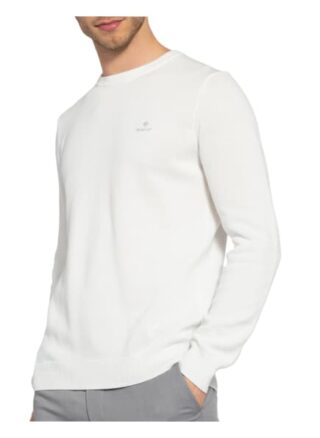 Gant Pullover Herren, Weiß