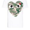 COMME des GARÇONS PLAY Play T-Shirt Herren, Weiß