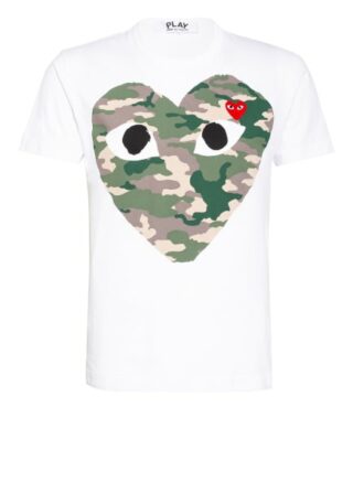 COMME des GARÇONS PLAY Play T-Shirt Herren, Weiß