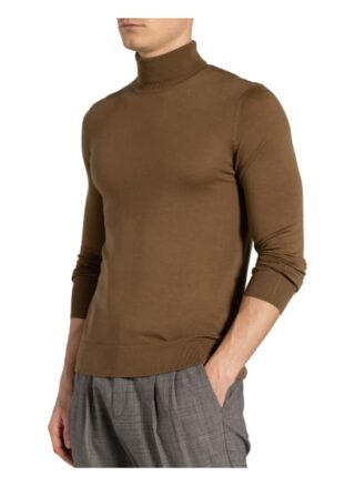 SAMSØE SAMSØE Flemming Rollkragenpullover Herren, Braun