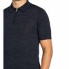 REISS Maxwell Strick-Poloshirt Herren, Blau