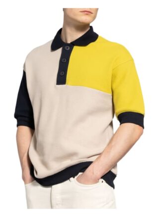 closed Piqué-Poloshirt Herren, Beige