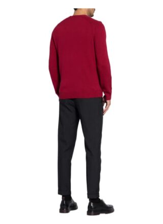 Boss Davido Cashmere-Pullover Herren, Rot