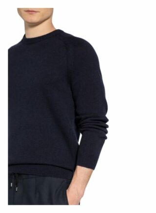 Boss Davido Cashmere-Pullover Herren, Blau