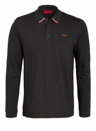 HUGO Donol Pique-Poloshirt Herren, Schwarz