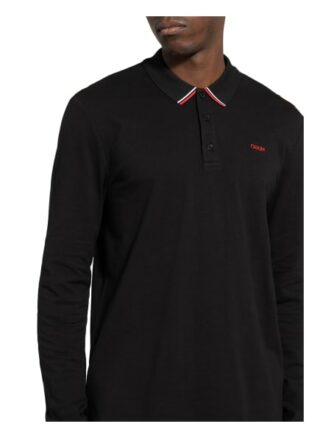HUGO Donol Pique-Poloshirt Herren, Schwarz