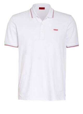 HUGO Dinoso Pique-Poloshirt Herren, Weiß