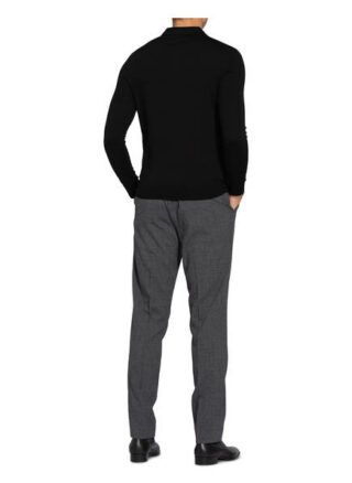 REISS Trafford Poloshirt Herren, Schwarz