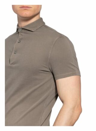 PROFUOMO Piqué-Poloshirt Herren, Beige