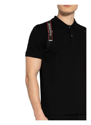 alexander mcqueen Poloshirt Herren, Schwarz