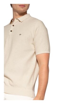 FYNCH-HATTON Piqué-Poloshirt Herren, Beige