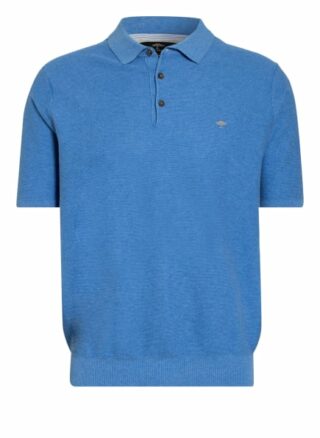 FYNCH-HATTON Pique-Poloshirt Herren, Blau