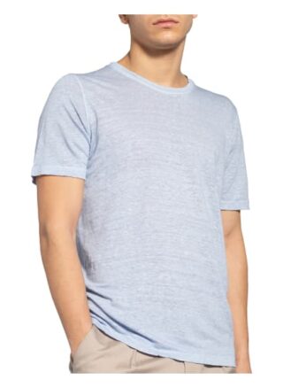 120%lino T-Shirt Herren, Blau