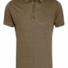 120%lino Jersey-Poloshirt Herren, Grün