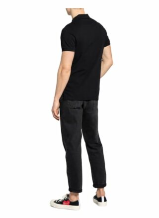Tommy Jeans Pique-Poloshirt Herren, Schwarz