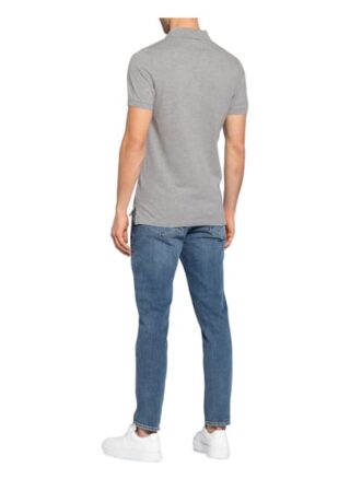 Tommy Jeans Pique-Poloshirt Herren, Grau