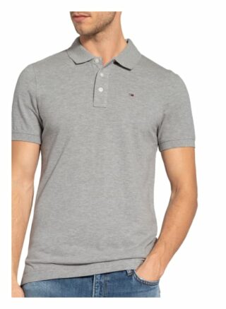 Tommy Jeans Pique-Poloshirt Herren, Grau