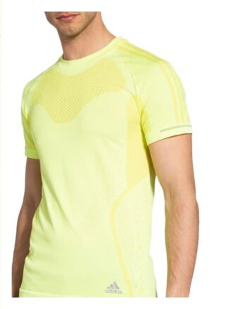Adidas Primeknit T-Shirt Herren, Gelb