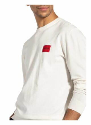 HUGO San Claudio Pullover Herren, Weiß