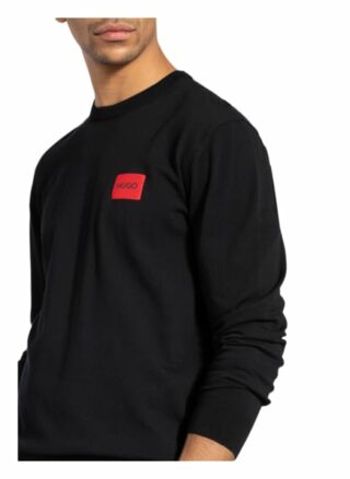 HUGO San Claudio Pullover Herren, Schwarz