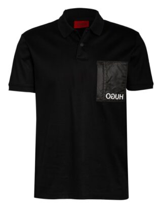 HUGO Dioga Poloshirt Herren, Schwarz