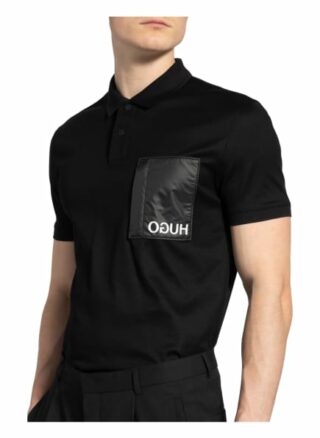 HUGO Dioga Poloshirt Herren, Schwarz