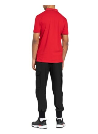 HUGO Dinoso Piqué-Poloshirt Herren, Rot