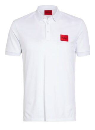 HUGO Dereso Pique-Poloshirt Herren, Weiß