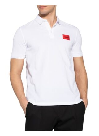 HUGO Dereso Pique-Poloshirt Herren, Weiß