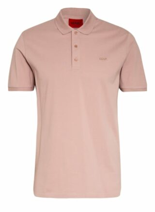 HUGO Donos Piqué-Poloshirt Herren, Pink