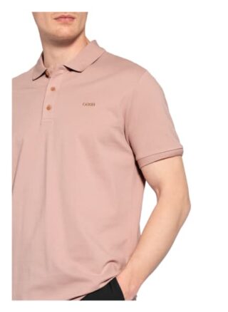 HUGO Donos Piqué-Poloshirt Herren, Pink