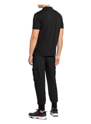 HUGO Donos Pique-Poloshirt Herren, Schwarz