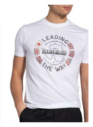 Napapijri Salya T-Shirt Herren, Weiß
