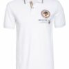 Napapijri Gandy Pique-Poloshirt Herren, Weiß