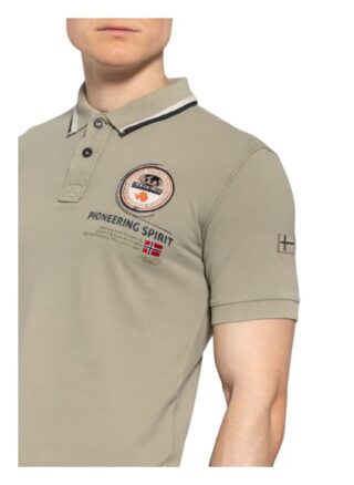 Napapijri Gandy Piqué-Poloshirt Herren, Beige
