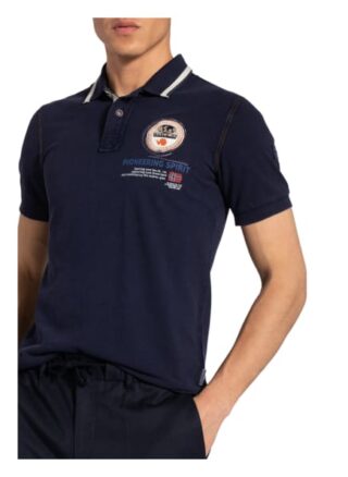 Napapijri Gandy Pique-Poloshirt Herren, Blau