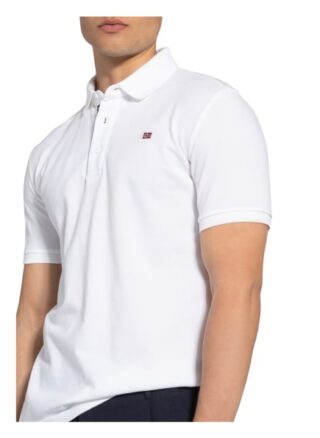 Napapijri Eolanos Pique-Poloshirt Herren, Weiß