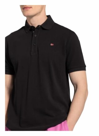 Napapijri Eolanos Pique-Poloshirt Herren, Schwarz