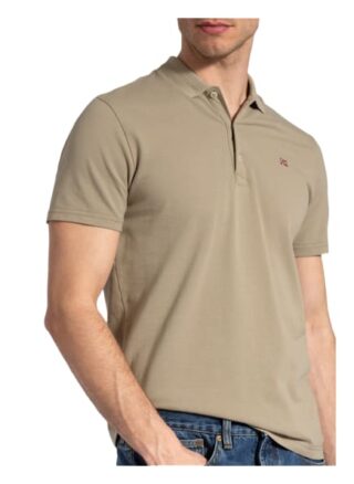 Napapijri Piqué-Poloshirt Herren, Beige