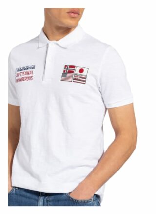 Napapijri Eula Poloshirt Herren, Weiß
