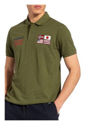 Napapijri Eula Poloshirt Herren, Grün