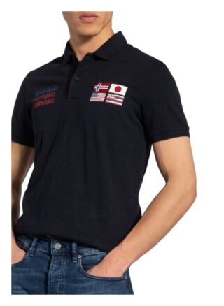 Napapijri Eula Poloshirt Herren, Blau