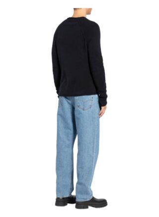 American vintage Damsville Pullover Herren, Schwarz
