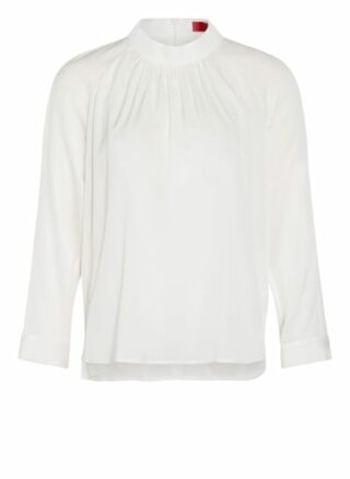 HUGO Cajosi Blusenshirt aus Seide Damen, Weiß