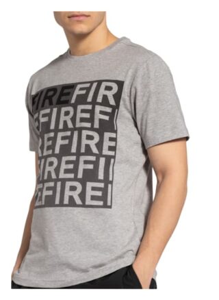 FIRE+ICE T-Shirt Herren, Grau