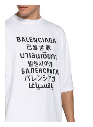 Balenciaga Oversized-Shirt Herren, Weiß