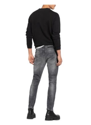 tigha Billy The Kid Slim Fit Jeans Herren, Grau