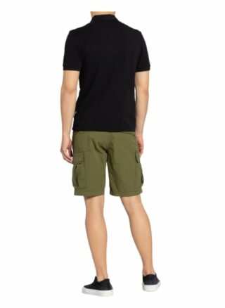Napapijri Taly Pique-Poloshirt Herren, Schwarz