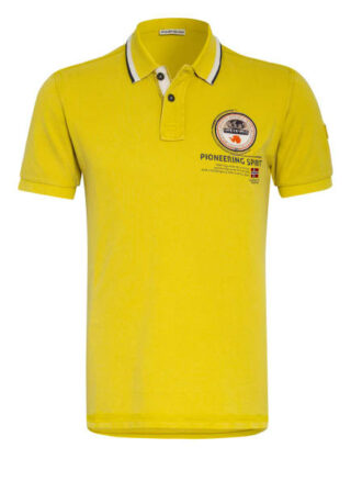 Napapijri Gandy Piqué-Poloshirt Herren, Gelb