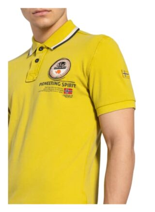 Napapijri Gandy Piqué-Poloshirt Herren, Gelb